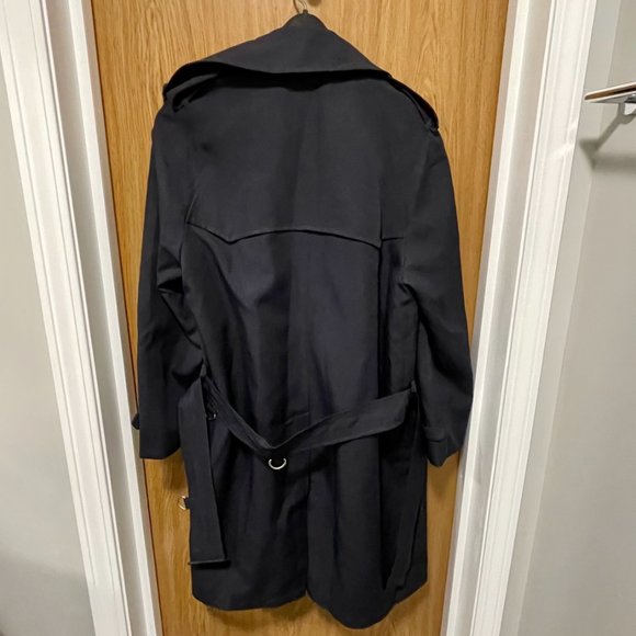 Men's Julliard Belted Trench Coat - 40R - 1980s Vintage - Picture 8 of 12